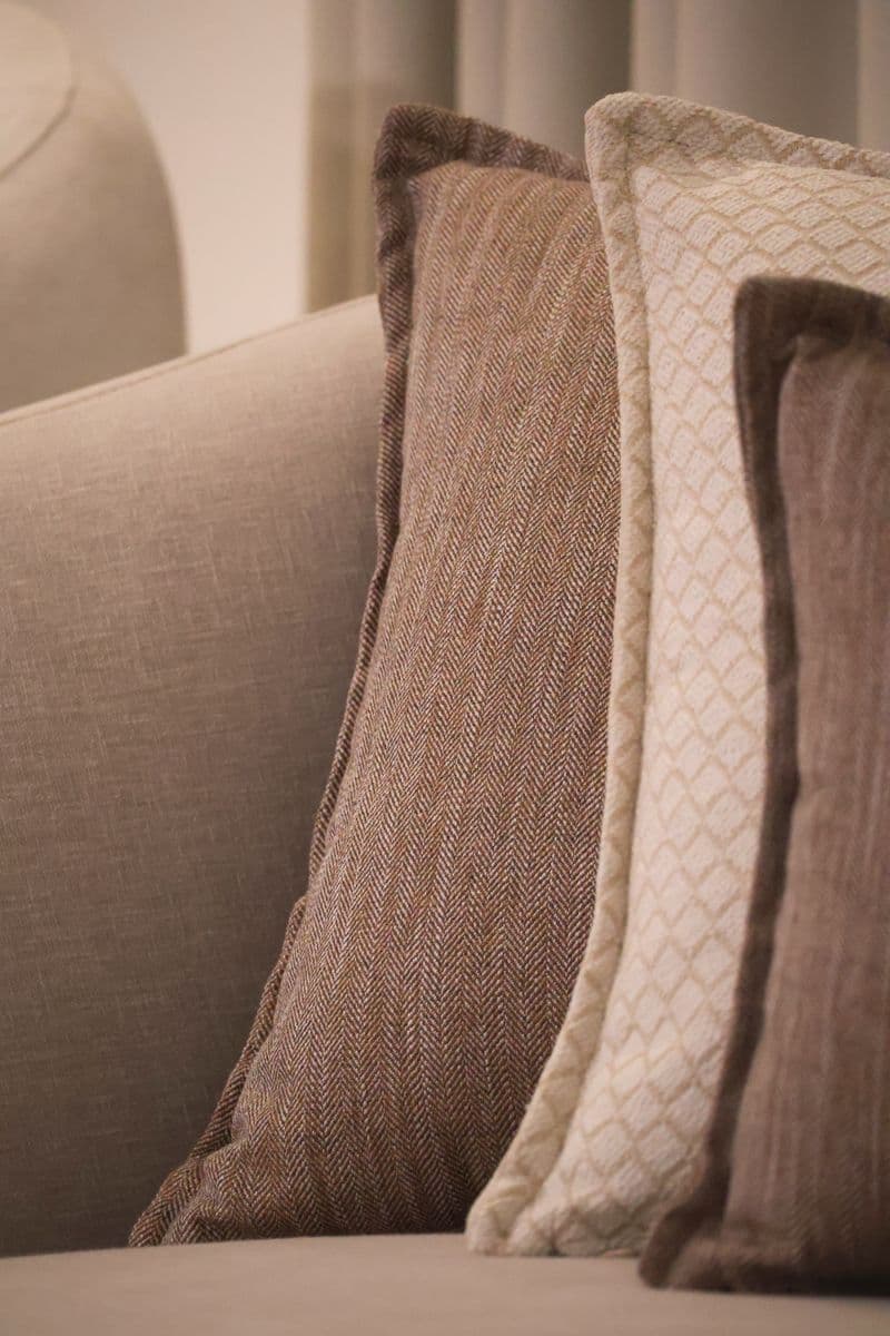 Textured cushion cover